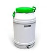 Бідон харчовий Європласт 65 л, з нержавіючим краном, зелена кришка (172581) - 1