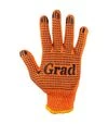 Перчатки трикотажные Grad Лайт с точечным ПВХ покрытием, размер 10, 12 пар (9442775) - 2
