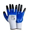 Рукавички трикотажні Sigma посилені пальці з частковим нітриловим покриттям, розмір 10 (9443641) - 1