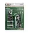  Набор для полива Grad: пистолет-распылитель 7 режимов, 2 коннектора &frac12;" + адаптер &frac12;-&frac34;" ABS (5012525) - 10