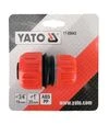 Муфта швидкоз'єднувальна YATO для шлангів &Oslash; 1"- 3/4" (YT-89043) - 3