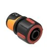 З'єднувач для шланга Fiskars 3/4", з аквастопом (1027081) - 1