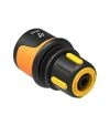 З'єднувач для шланга Fiskars 3/8", з аквастопом (1027078) - 1