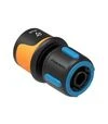 З'єднувач для шланга Fiskars LB30, 1/2-5/8", з аквастопом  (1027080) - 1