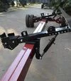 Візок для жниварок Profi Stan ЛАН-11, 10-12 м, швелер 20У, 4 колеса 10.00/75-R15.3 - 3