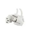 Кабель живлення Cablexpert C13, 1,8 м, White (PC-186W-VDE) - 1