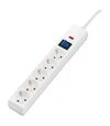 Сетевой удлинитель-фильтр 2E 3х1,5 мм&sup2;, 5 розеток, белый, 3 м (2E-SP515OSM3WH) - 3