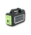 Фонарь переносной GD-8077, Solar charging, 1+1 режим, черный (GD-8077) - 2