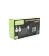 Фонарь переносной GD-8077, Solar charging, 1+1 режим, черный (GD-8077) - 3