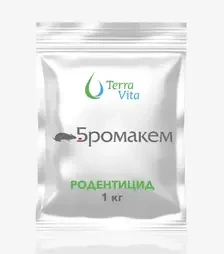 Родентицид Бромакем, 1 кг (TerraVita)