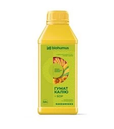 Біодобриво Гумат калію + БОР 0,5 л (Biohumus)