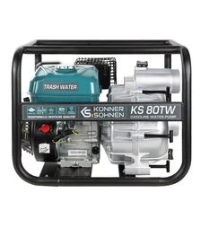 Мотопомпа бензиновая Konner&Sohnen KS 80 TW для грязной воды