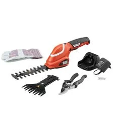 Кущоріз-ножиці акумуляторні (2в1) Black+Decker (GSL700KIT)