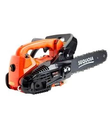 Пила цепная бензиновая SEQUOIA, 0.8 кВт, длина шины 30 см, цепь 3/8”, толщина шины 1.3 мм, вес 3.8 кг, топливный бак 0.23 л, масляный бак 0.21