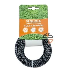 Волосінь для тримера SEQUOIA TL2,0-L15-Profi кручений квадрат 2,0 мм, 15 м