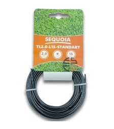 Волосінь для тримера SEQUOIA TL2,0-L15-Standart кругла 2,0 мм, 15 м