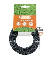 Волосінь для тримера SEQUOIA TL2,4-L15-Profi кручений квадрат 2,4 мм, 15 м