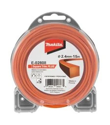 Леска для триммера Makita 2,4мм/15м, квадратная (E-02808)