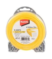 Леска для триммера Makita двухслойная 3 мм/15м (E-02870)