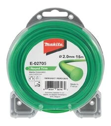 Леска для триммера Makita 2,0мм/15м, круглая (E-02705)