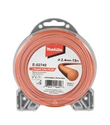 Леска для триммера Makita 2,4мм/15м, круглая (E-02749)