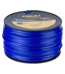 Леска для триммера Sigma квадрат Ø3,0мм, 160м катушка (5617411)