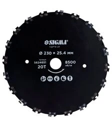 Диск для триммера Sigma Ø230×25,4мм, 20Т, цепной (5624651)