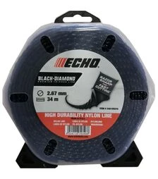 Косилочная струна ECHO Black Diamond d-2,67 мм, 34 м (340105070)