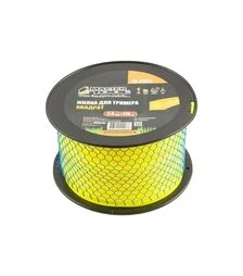 Волосінь для тримера MASTERTOOL квадратна 2,4 мм, 174 м котушка (19-2424)