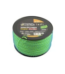 Волосінь для тримера MASTERTOOL квадрат кручений, 2,7 мм, 195 м котушка (19-1727)