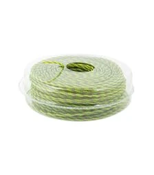 Волосінь для тримера MASTERTOOL SPIRAL SQUARE, безшумна, 2,7 мм, 107 м блістер (19-0413)