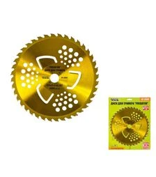 Диск для триммера MASTERTOOL PREDATOR 255х25,4,40Т с победитовой напайкой, закаленный (19-2004)