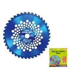 Диск для триммера MASTERTOOL SHARK 255х25,4, 40Т с победитовой напайкой (19-2001)