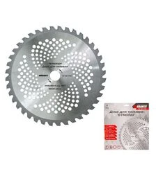 Диск для триммера GRANITE STRONG 255х25,4,40Т с победитовой напайкой, закаленный (19-25-040)