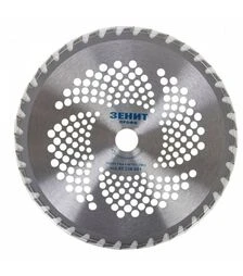 Диск для тримера Зеніт 255х25.4 мм, 40 ТВС зубців (40236051)