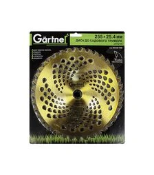 Диск для триммера Gartner, вогнутый, 255х25.4 мм, 40 ТВС зубцов (40038048)