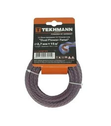 Волосінь для тримера Tekhmann DUAL Flower-Twist, 2,7 мм, 15 м (T.40927015)
