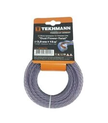 Волосінь для тримера Tekhmann DUAL Flower-Twist, 3,0 мм, 15 м (T.40930015)