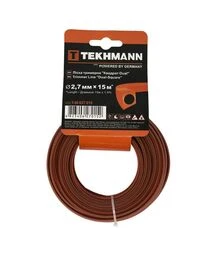 Волосінь для тримера Tekhmann квадрат 2,7 мм, 15 м (T.40627015)