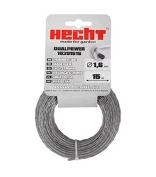 Волосінь для тримера HECHT DUAL POWER 1,65 мм, 15 м, кругла (HECHT10301516)