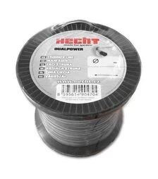 Волосінь для тримера HECHT DUAL POWER 2,4 мм, 245 м, квадратна (HECHT10434524)