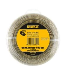 Леска для триммера DeWALT Ø2,0 мм, 15 м, круглая (DT20650)