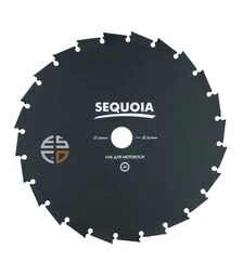 Нож для триммера SEQUOIA Ø255х25,4 мм, 1,4 мм, 24-зубчатый (GB24-255)