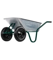 Тачка двухколесная MASTERTOOL D-12, 100 л/200 кг (79-9853)