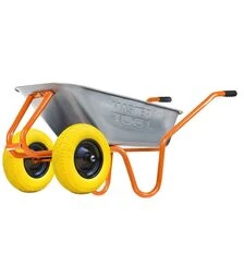 Тачка двухколесная MASTERTOOL D-22, 100 л/230 кг (79-9820)