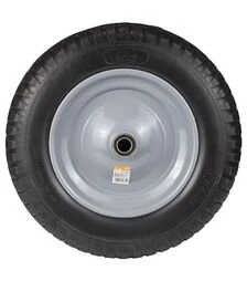 Колесо для тачки Flora 14", 3,50-8, 370×80мм вісь Ø16мм довжина 90мм (5058364)