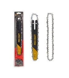 Комплект шини і ланцюгів ProCraft S-8, 2 ланцюги + 1 шина (S80000)