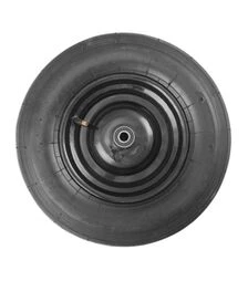 Колесо MASTERTOOL пневматичне, з камерою PN 3,5х8 Ø 40 см, металевий диск, підшипник (79-9841)