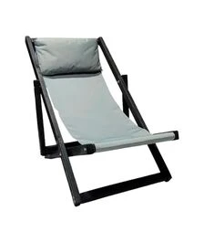 Шезлонг з подушкою, графіт (120101)