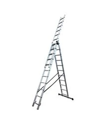 Драбина трисекційна GTM KME311, 3x11 сходинок, довжина 2,99–7,31 м (KME311)